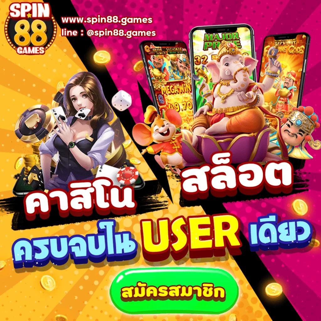 วงล้อหกแบบ คาสิโนออนไลน์รวมเกมสุดฮิต รับโบนัสสูงสุด 100%